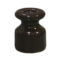 Изолятор керамика коричневый 19х24 Lindas